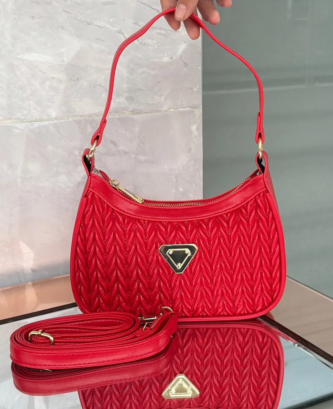 Bolso Baguette Acolchado Premium, foto 4 de 5