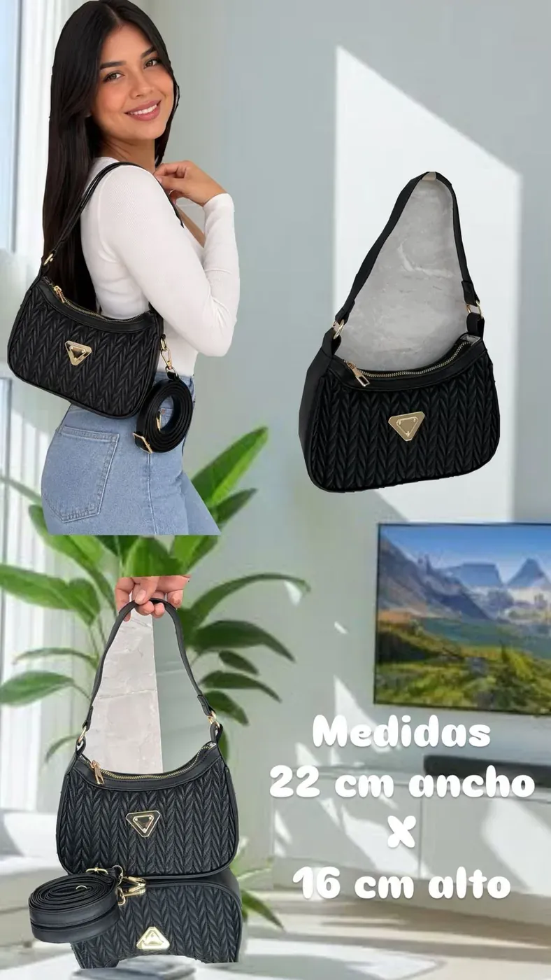 Bolso Baguette Acolchado Premium, foto 5 de 5
